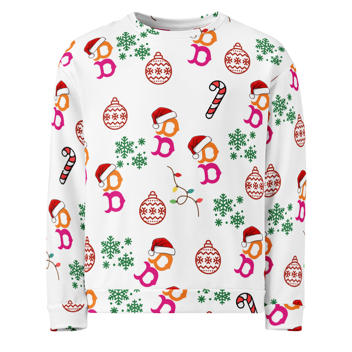 Boston Christmas Pajama Sweatshirt