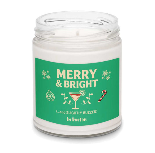 Merry & Bright Christmas Candle