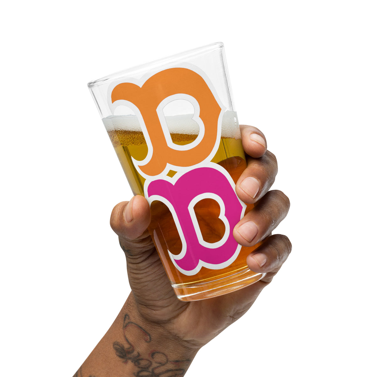 Boston B Pint Glass