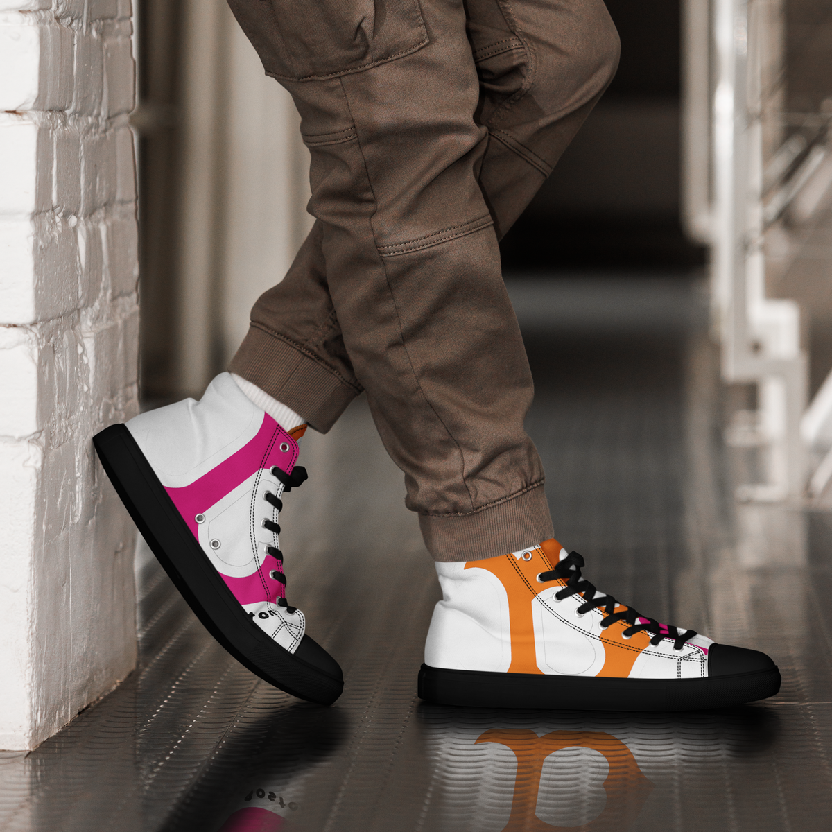 Boston B Men's High Tops