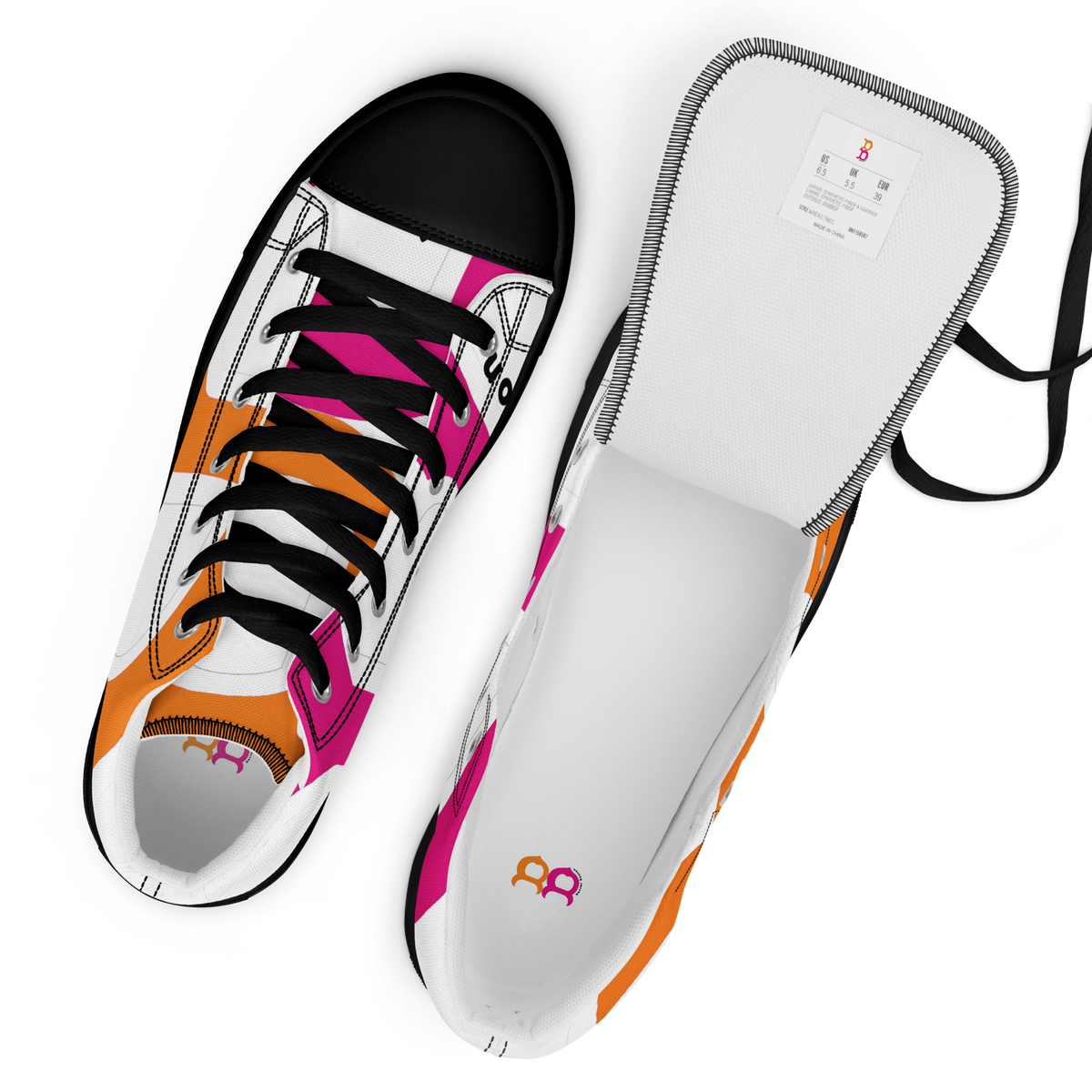 Boston B Men's High Tops